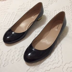 J. Crew Black Patent Leather Shoes